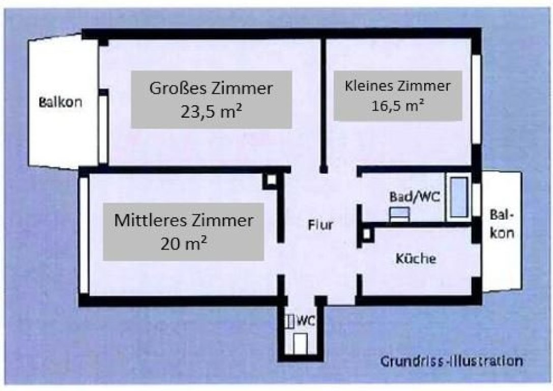 WG-Zimmer West Kornbergstraße 16 - Bild 2