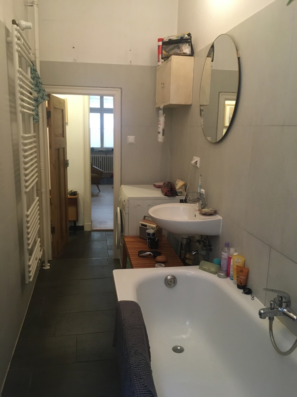 Apartamento Neukölln Niemetzstrasse 6 - Bad