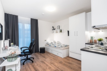 Anzeigenbild: Hamburg: Komplett möbliertes, modernes Studentenapartment - Standard Kategorie in Hamburg