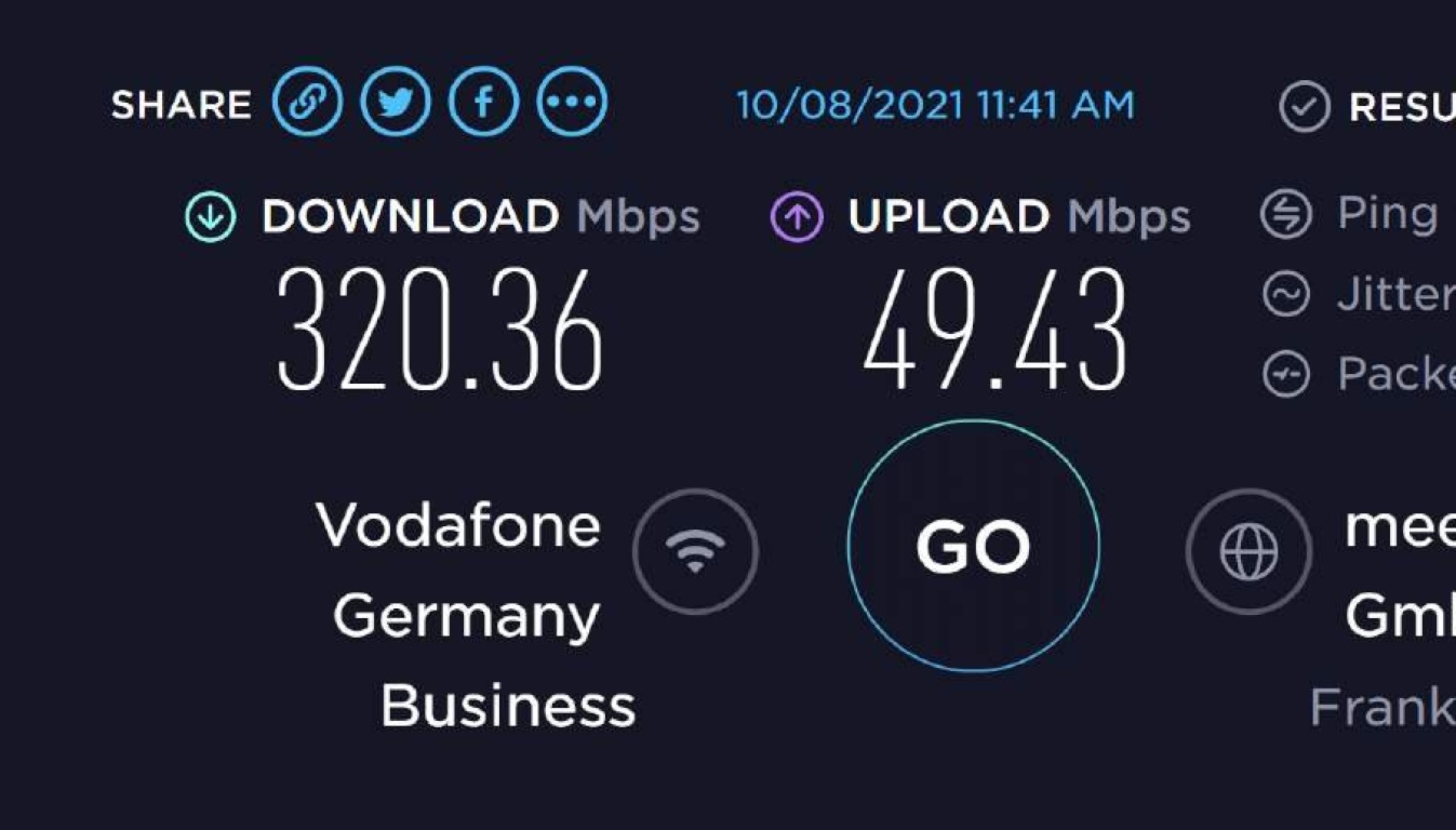 Wohnung Bockenheim Hessenplatz 3 - Internetspeed