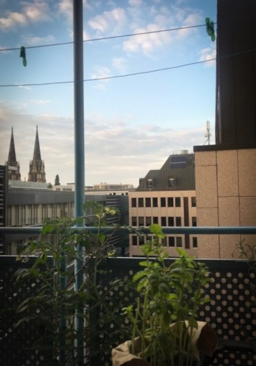 Habitación en WG Stuttgart Mitte Hauptstätterstr 106A - Ausblick vom Balkon