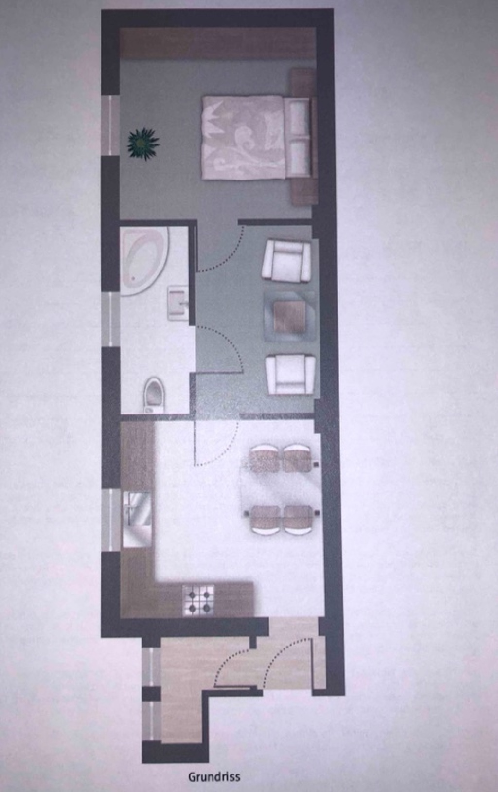 Apartamento Benrath Hildenerstraße 73 - Grundriss