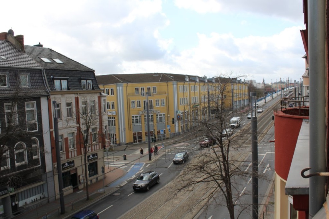 WG-Zimmer Beuel Konrad-Adenauer-Platz - Zimmeraussicht auf die Kennedybrücke