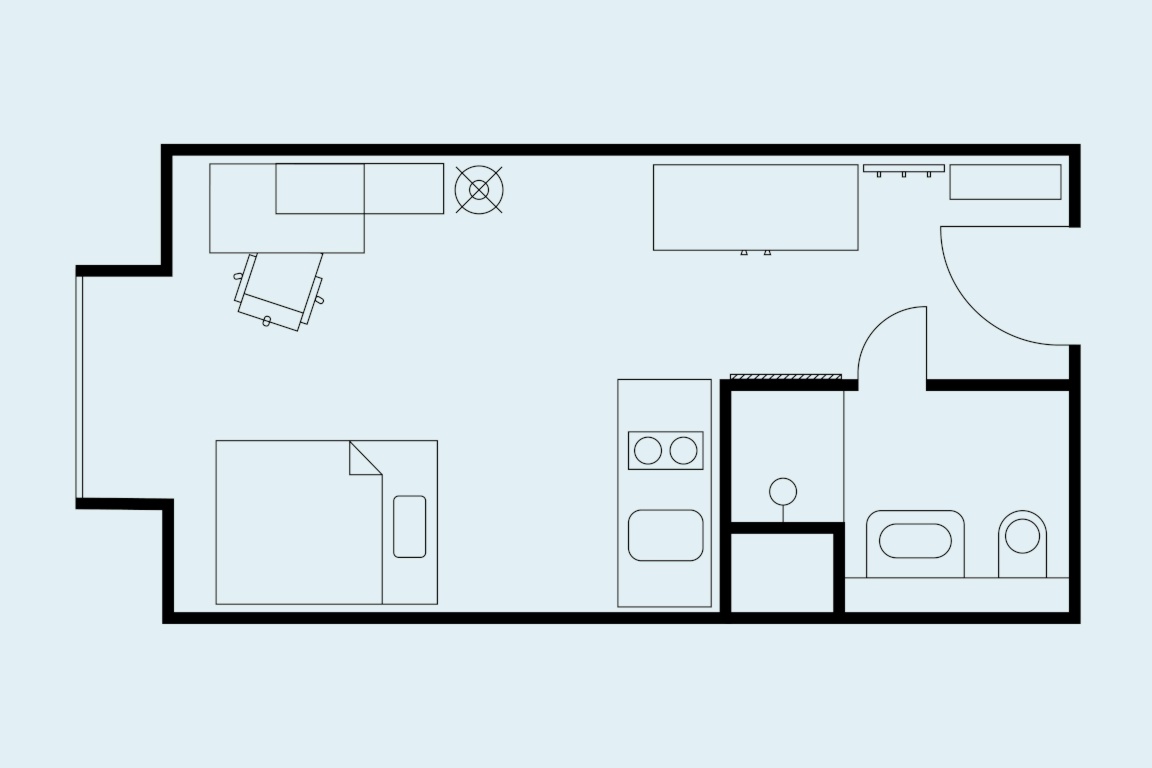 THE FIZZ Hamburg Altona - Fully furnished apartments for students – Kieler Straße 3, 22769 Hamburg Altona-Nord – Vorschaubild 3