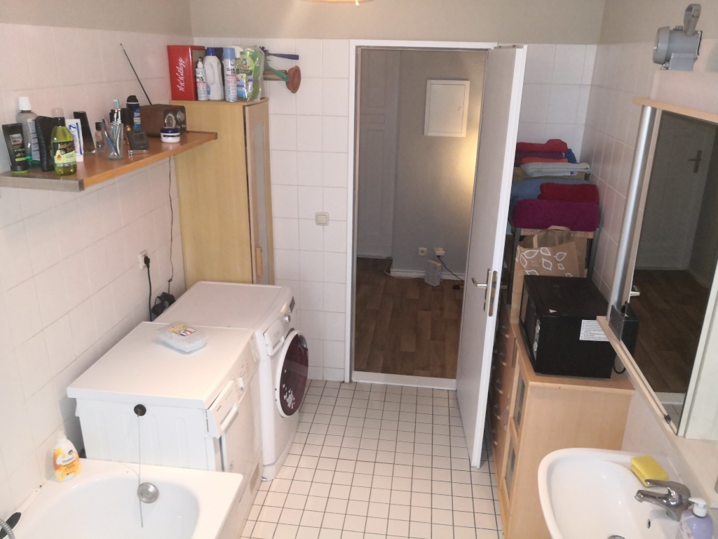 WG-Zimmer Friedrichshain Dossestraße - Unser Bad