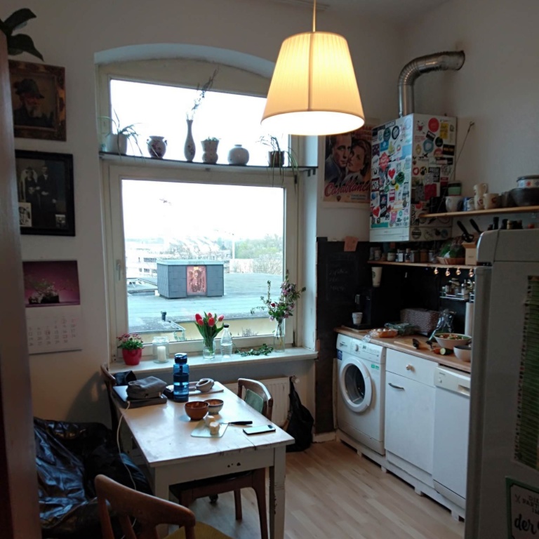 WG-Zimmer Linden Deisterstr. - Hier wird gerade gekocht ... Zum Glück haben wir eine Spühlmaschine ;)