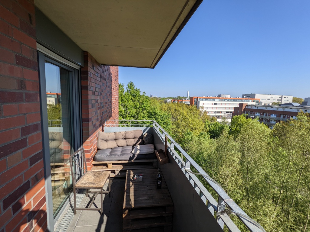Flatshare Sentrup Corrensstr. 86 - Balkon Südseite