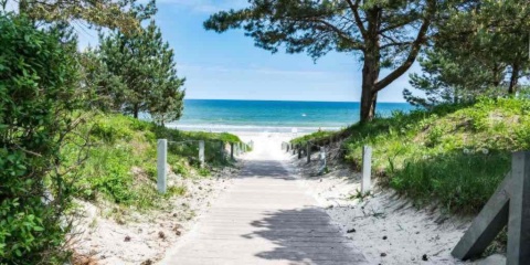 Ad image: 3 room apartment 100 meters away from the beach, a big balcony, a garden yard with a private BBQ spot, basketball court and many more… at the German Baltic Sea Coast (Island Rügen)!!