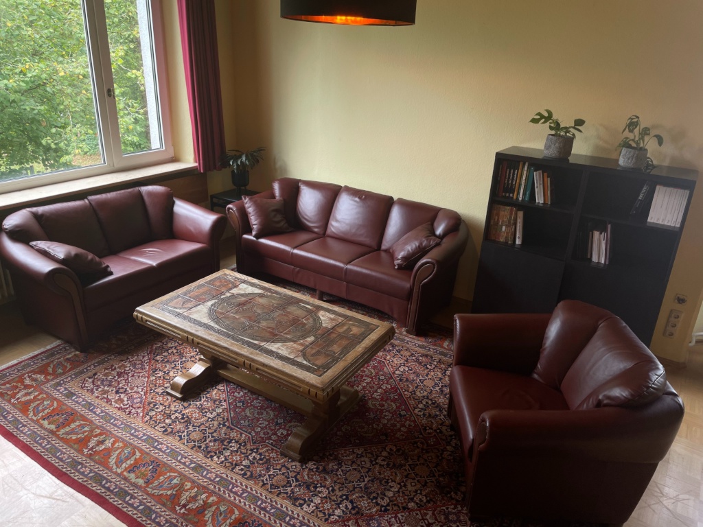 WG-Zimmer City Bürgerreuther Straße 31 - Unsere Sitzecke im Wohnzimmer.