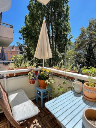 P-Berg Altbautraum mit großem Balkon für 3 Wochen im September/Oktober — photo 1