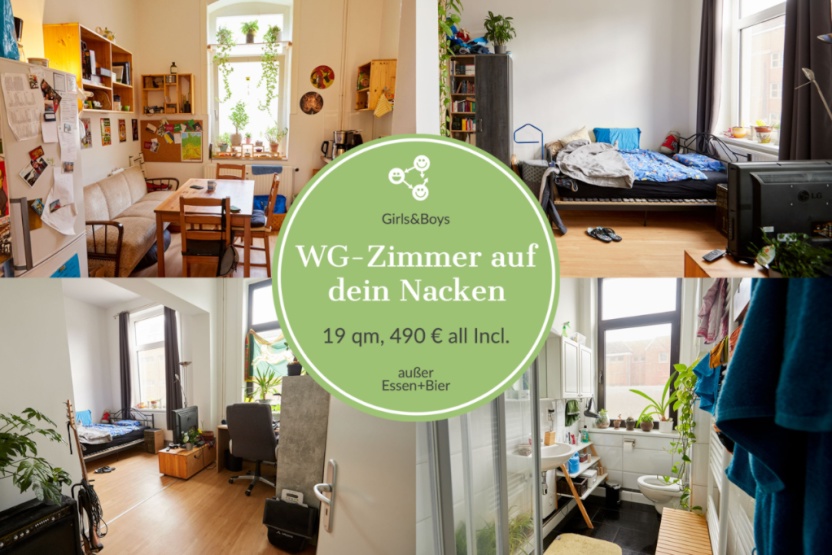 Großes, helles WGZimmer in 3er WG zwischen Linden und Calenberger Neustadt ab 01.10./15.10