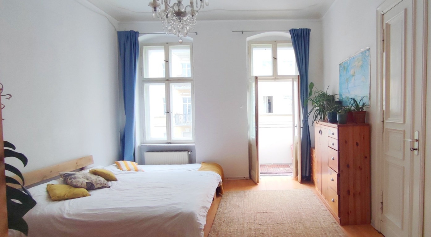 Wohnung Friedrichshain-Kreuzberg Gärtnerstraße 22 - Master bedroom triple bed