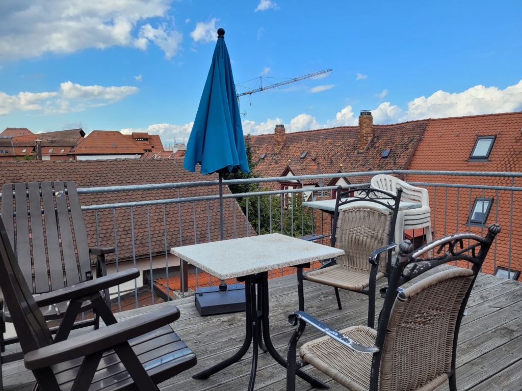 WG-Zimmer Innenstadt Harfenstraße 1B - Dachterrasse 1
