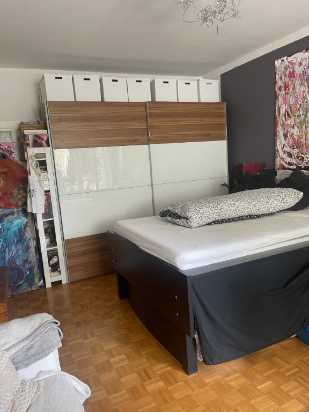 1-Zimmer-Wohnung Bogenhausen Ismaningerstr. 67 - Schlafbereich
