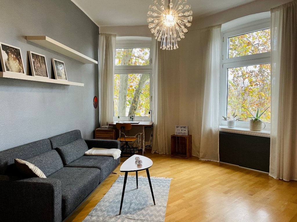 Zwischenmiete 13.10.–13.12.26: Möblierte 82 qm Altbauwohnung am Chlodwigplatz – Ubierring, 50678 Köln Südstadt – Bild 1 von 13
