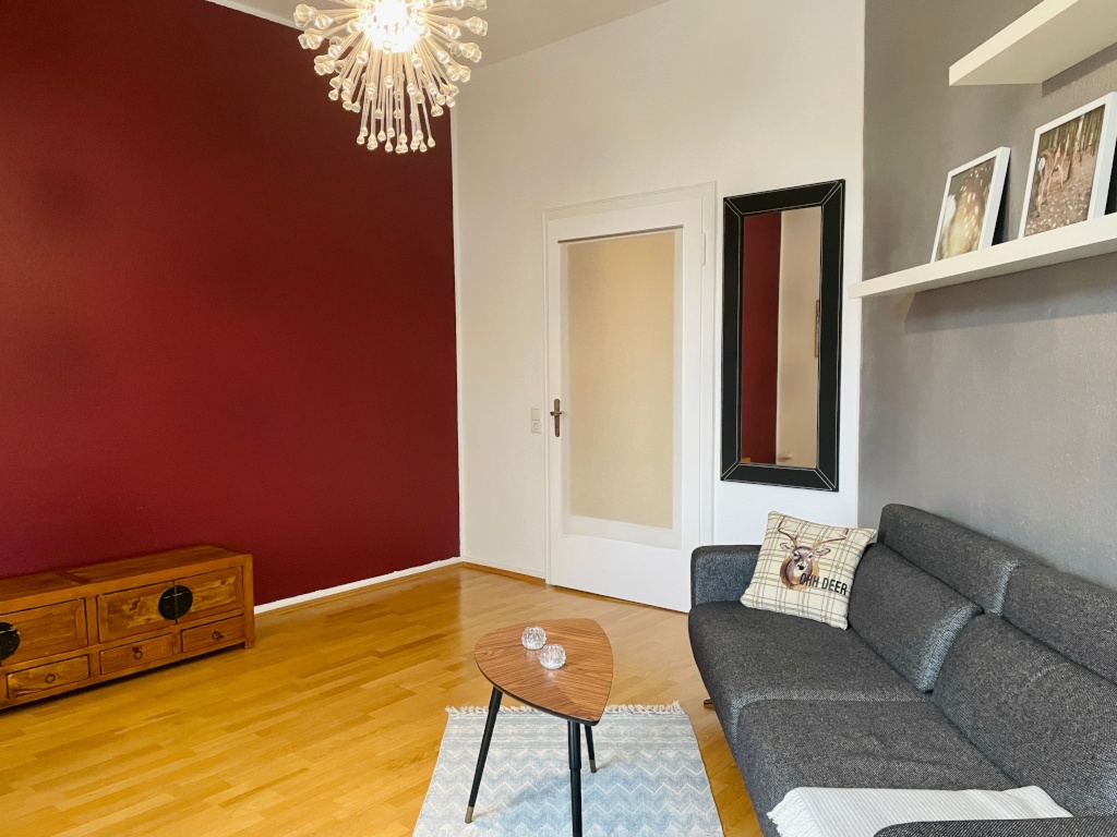 Zwischenmiete 13.10.–13.12.26: Möblierte 82 qm Altbauwohnung am Chlodwigplatz – Ubierring, 50678 Köln Südstadt – Vorschaubild 2