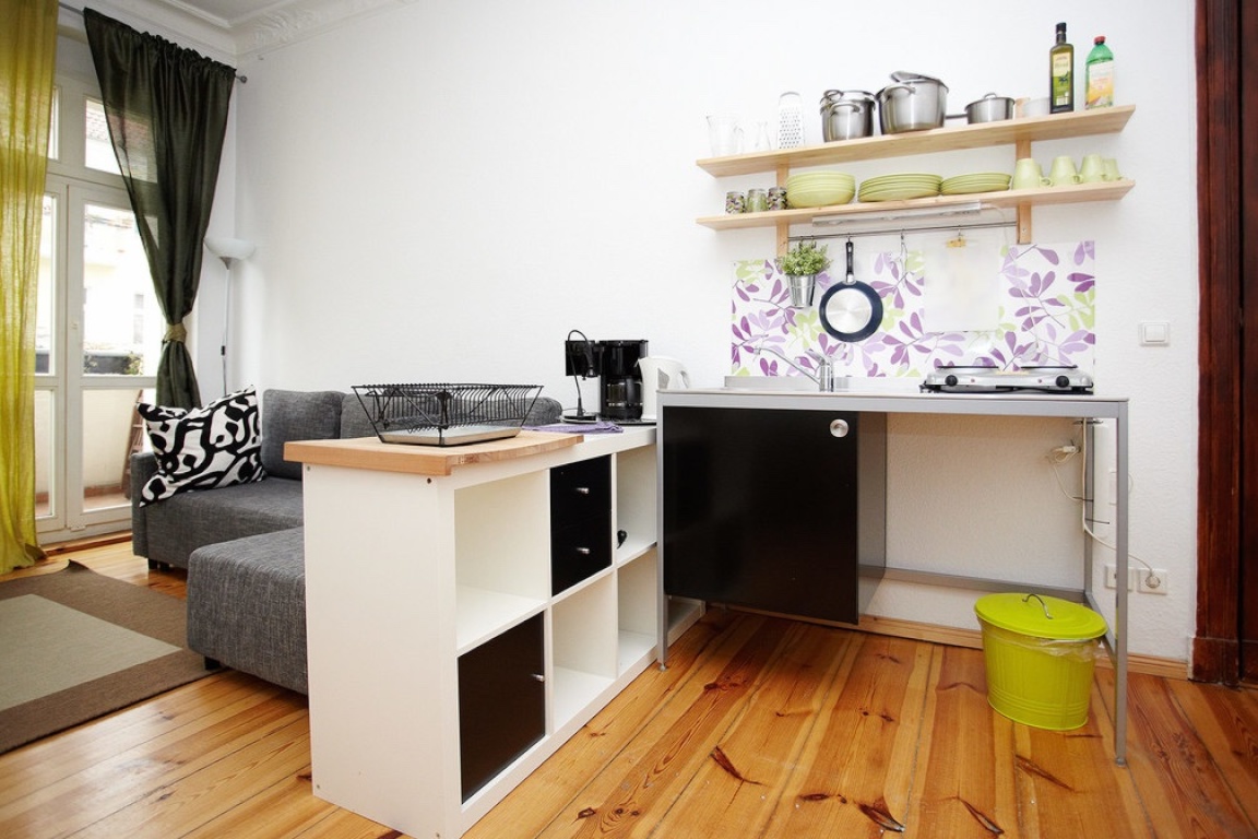 1-Zimmer-Wohnung Friedrichshain Berlin Gärtnerstrasse 15 - Kochecke
