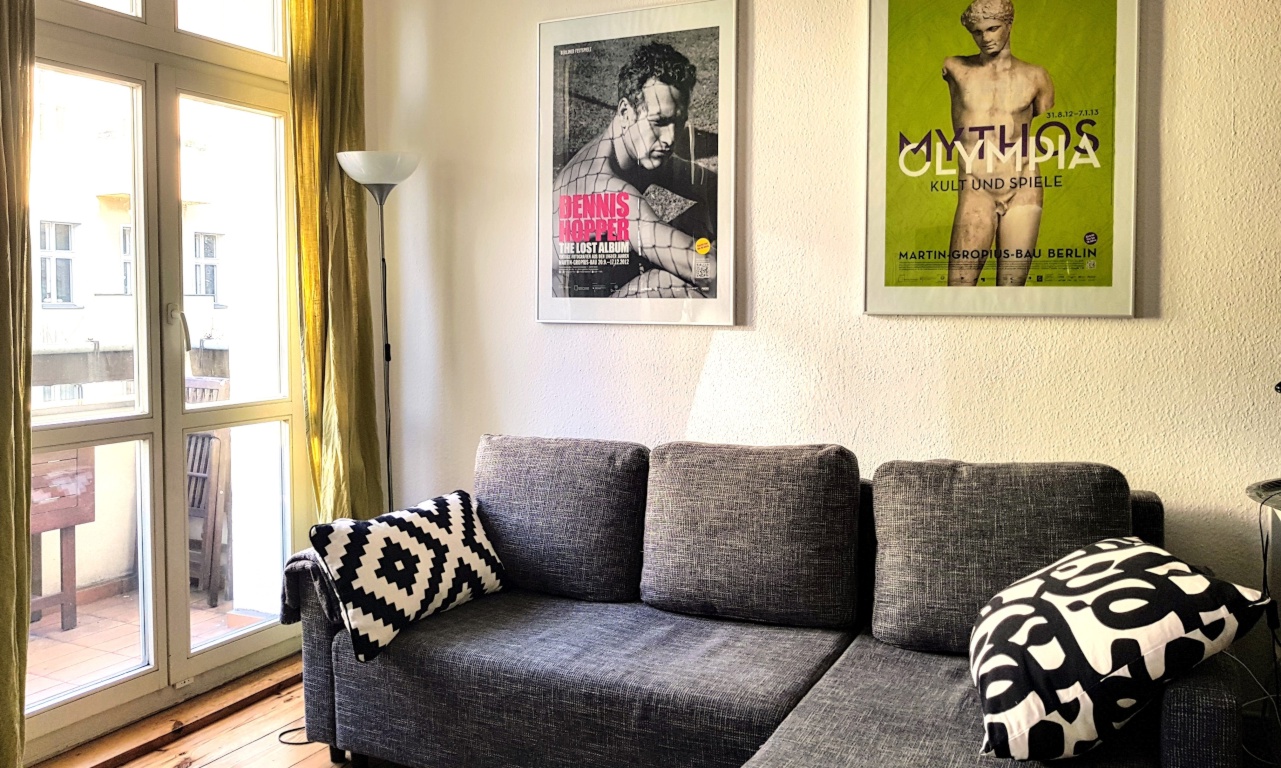 1-Zimmer-Wohnung Friedrichshain Berlin Gärtnerstrasse 15 - Wohnbereich Sitzecke