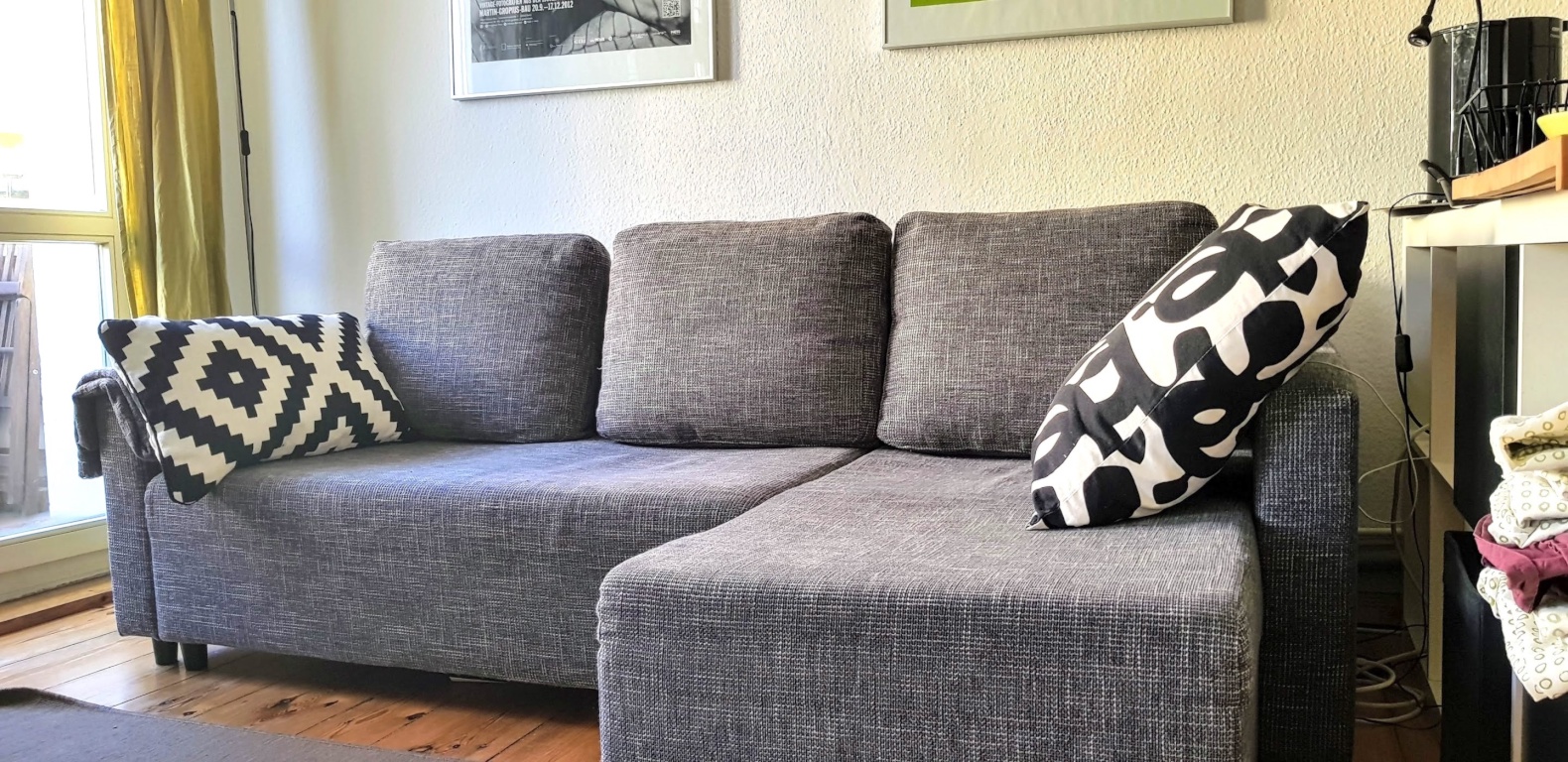 1-Zimmer-Wohnung Friedrichshain Berlin Gärtnerstrasse 15 - Sitzecke