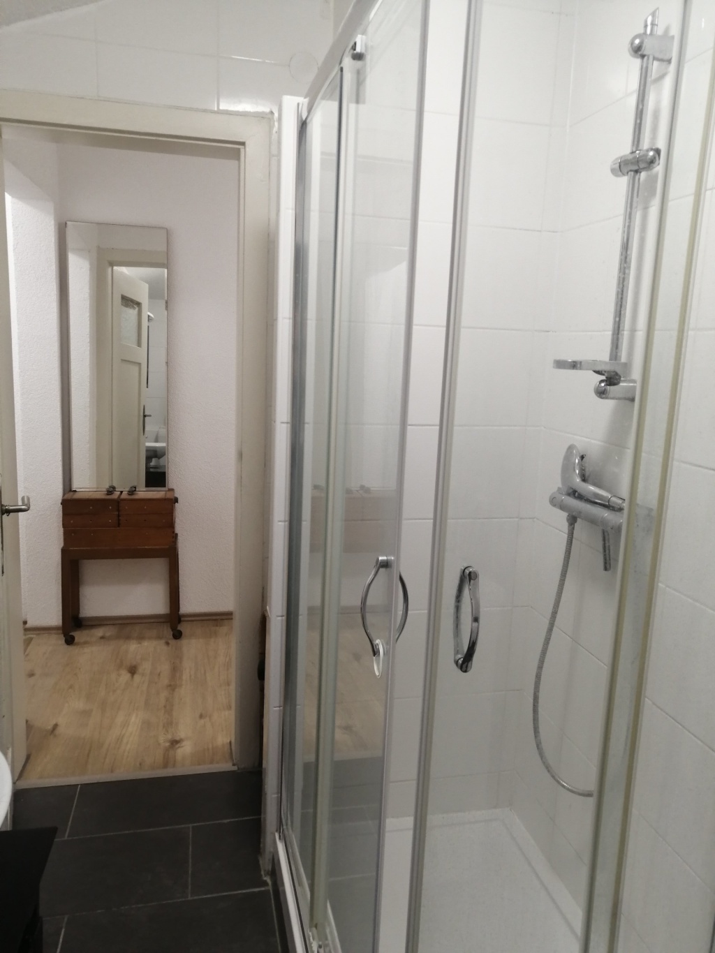 ein Zim. frei von möbiliziert Vier Zimmer Wohnung 7Km von Zentrum, mit Garten Parkplatz/one room free from furnitured four rooms apartment with garten and parkplace – Nürnberger str 100, 70374 Stuttgart Bad Cannstatt – Vorschaubild 3