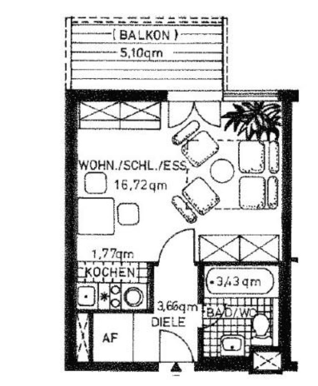 1-Zimmer-Wohnung Seidnitz Prof.-Ricker Straße 18 - Bild 16