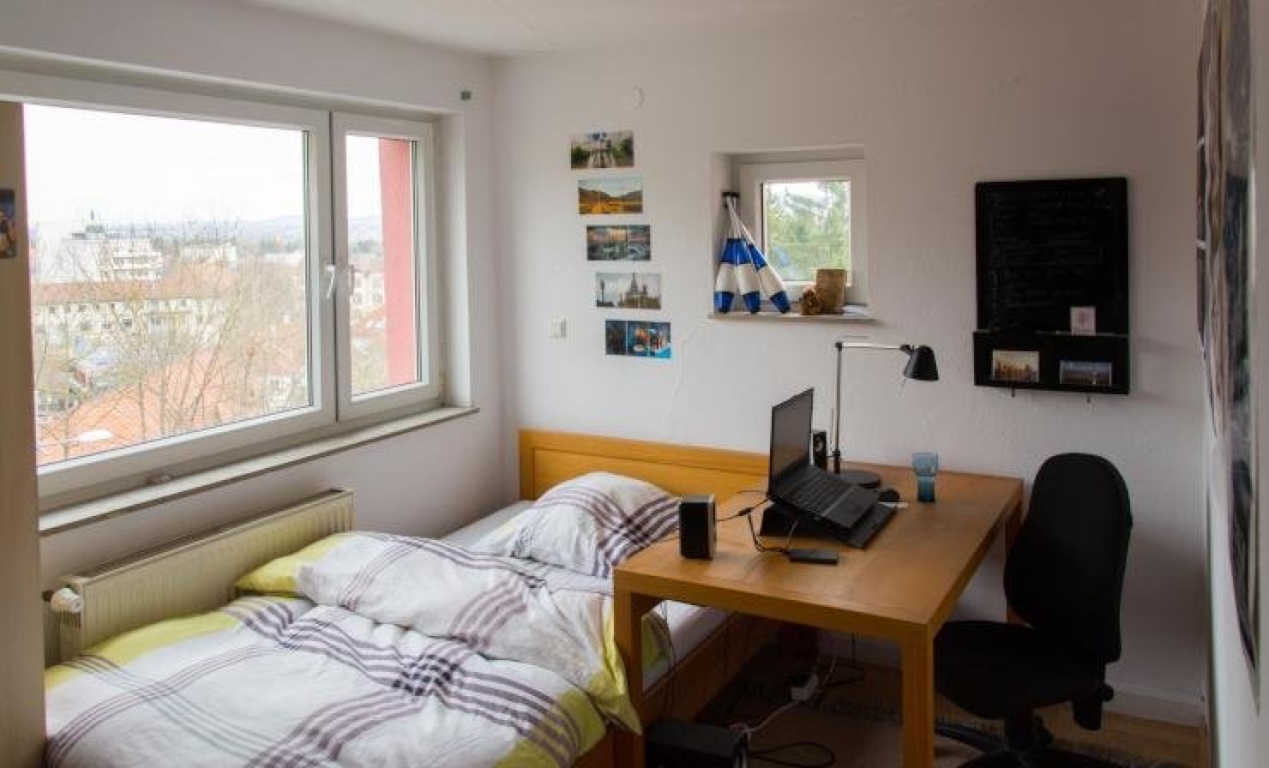 Habitación en WG Nord Mönchhaldenstraße 21 - Beispiel kleines Zimmer (unmöbliert)