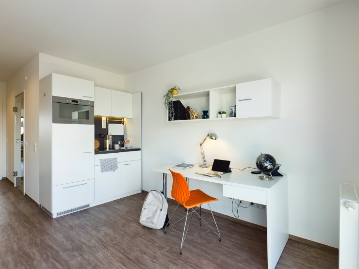 DIE ZIMMEREI Großes, möbliertes Apartment mit Blick auf Wien Large Bude Wohnung in Wien02