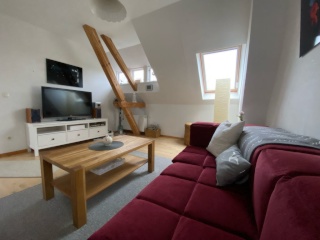 Anzeigenbild: 2 Zimmer Wohnung unterm Dach am kleinen Elbstrand