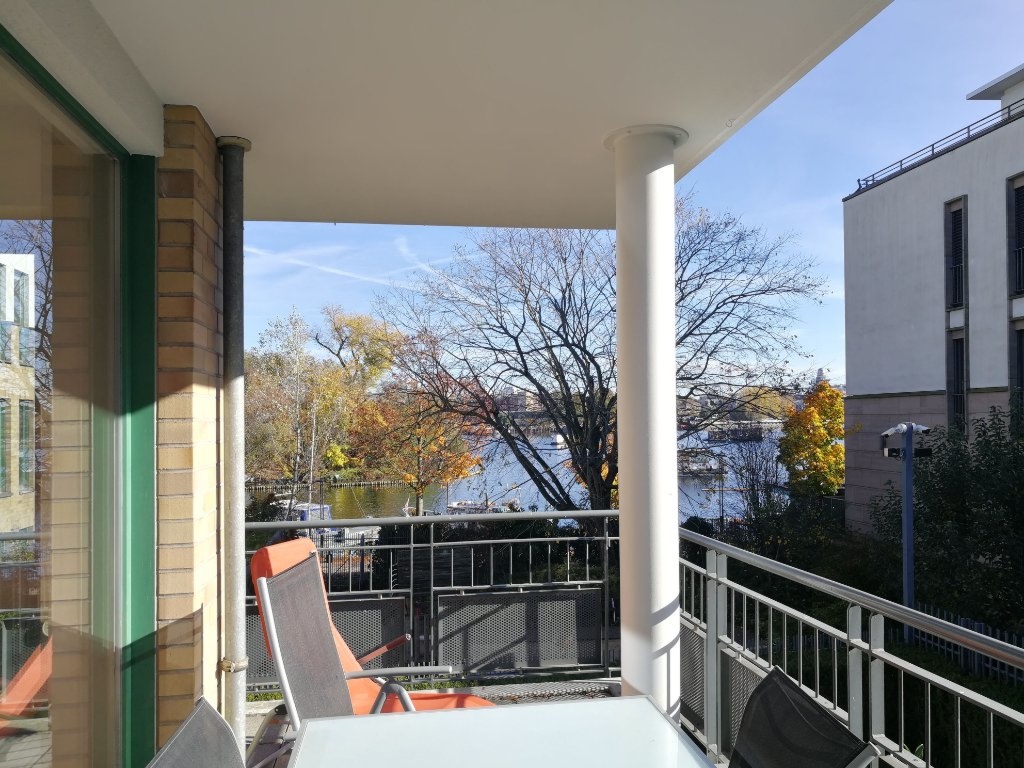 Traumhafte Wohnung im Grünen mit Wasserblick Halbinsel Stralau, vollmöbliert – Tunnelstrasse 31, 10245 Berlin Friedrichshain – Vorschaubild 5