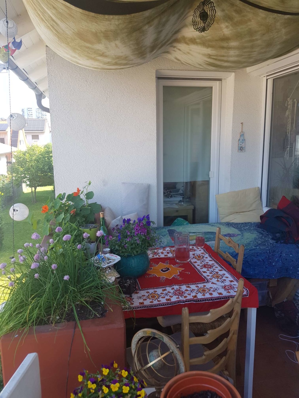 WG-Zimmer Haslach Spitalfeldweg 10 - Balkon