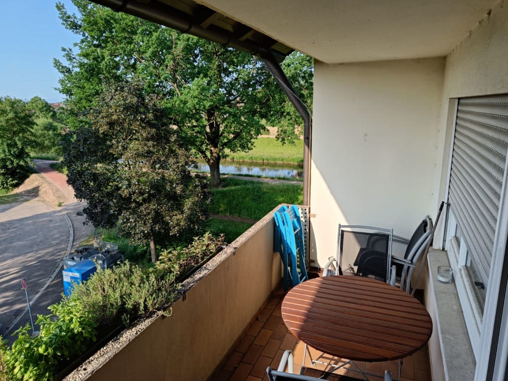 Flatshare Bürkle Bleiche Wiesenstraße - gemeinsam nutzbarer Balkon