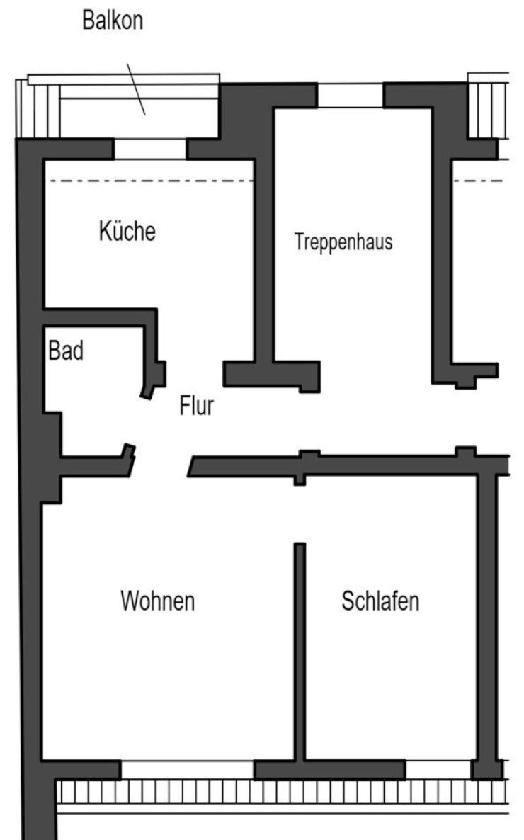 2ZimmerWohnung mit EBK u. kleinem Balkon Wohnung in KölnOstheim
