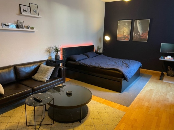 40m2 room for untermiete 7months (No Anmeldung, 1month notice cancellation) Zimmer möbliert