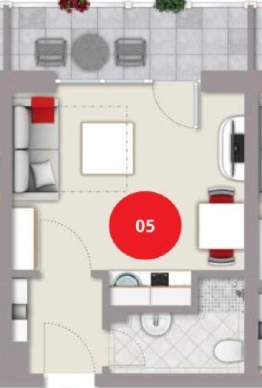 1-Zimmer-Wohnung mit Balkon in zentraler Lage von Münster – 48159 Münster Centrum – Vorschaubild 8