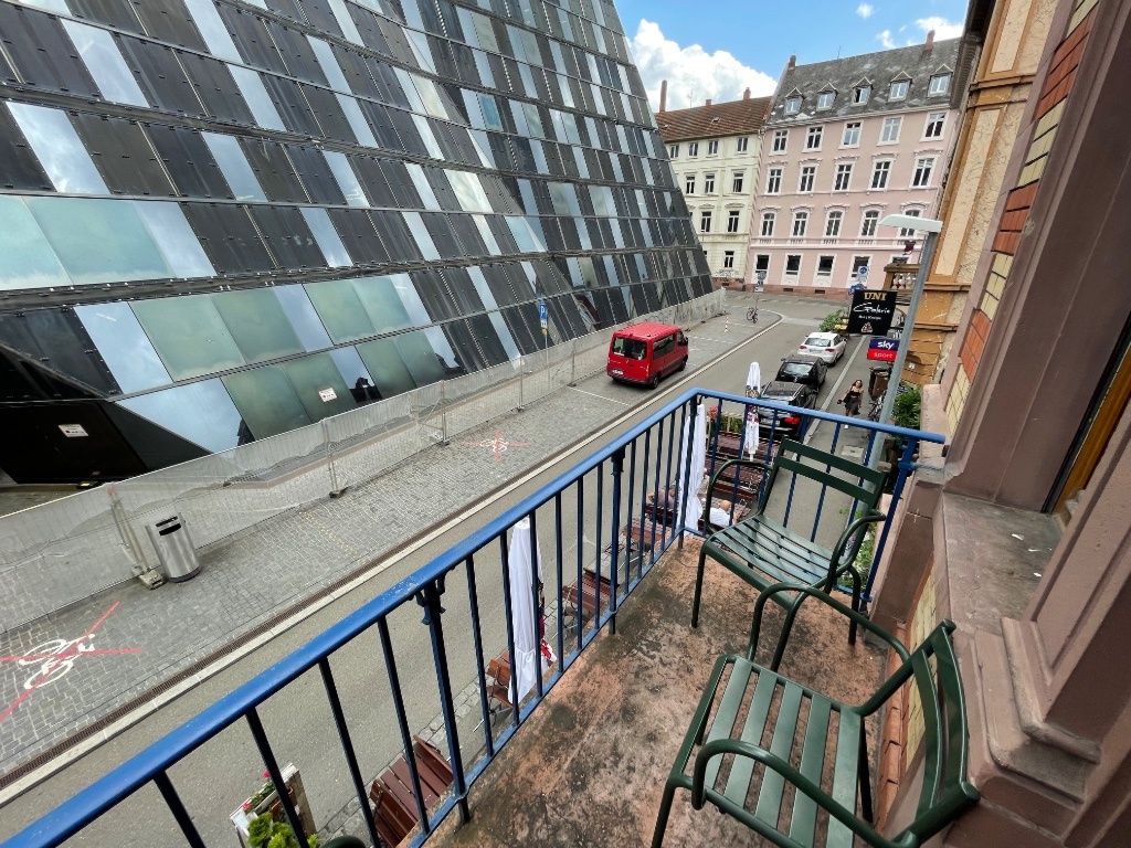 Habitación en WG Stadt Milchstraße 5 - Balkon mit Blick auf die Uni-Bib