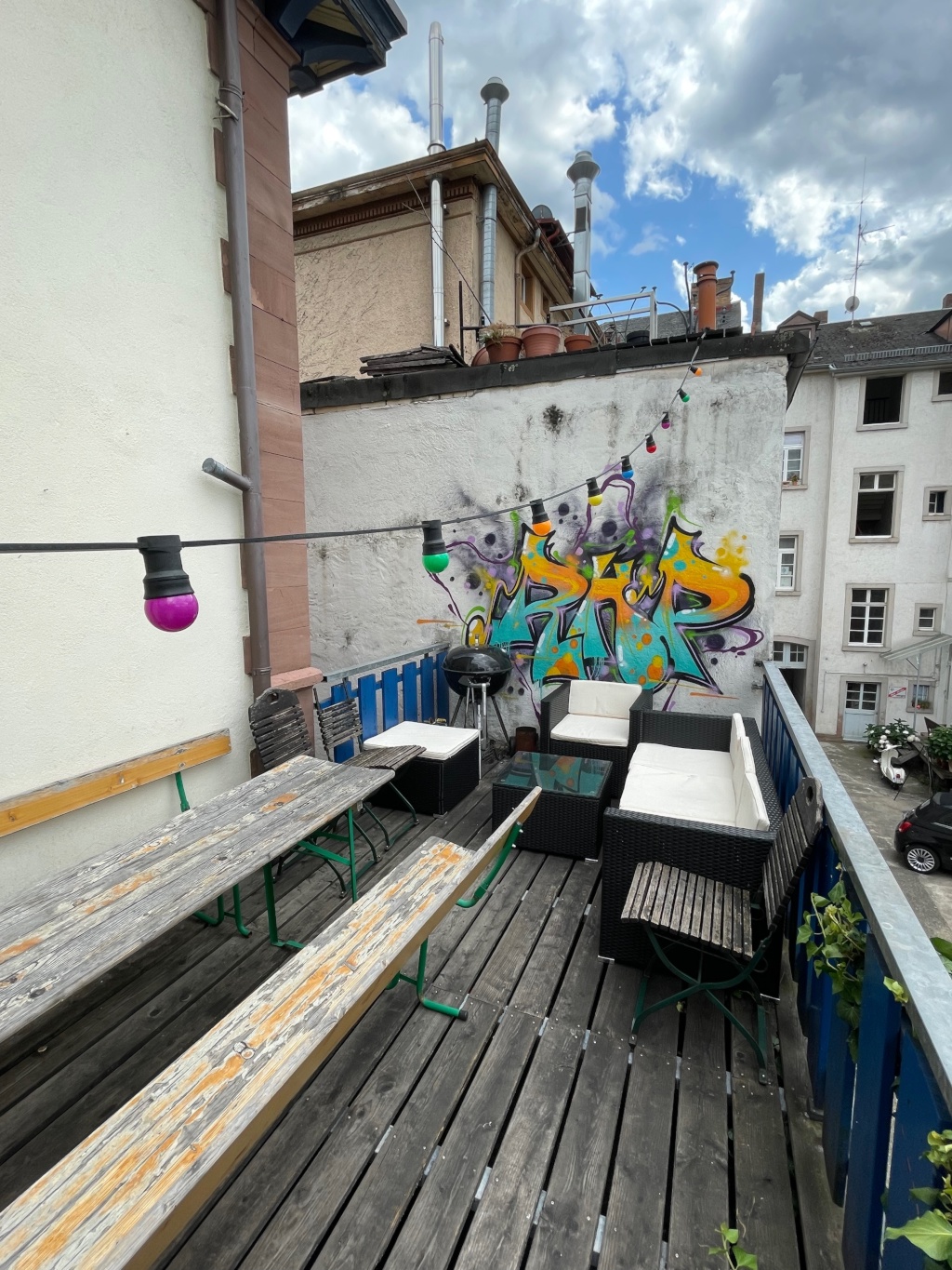 Habitación en WG Stadt Milchstraße 5 - Terrasse