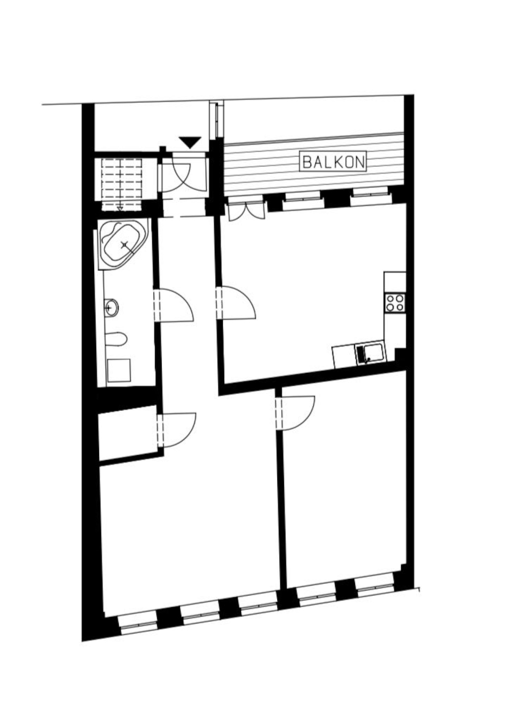 Wohnung Innere Neustadt Rähnitzgasse 13 - Grundriss