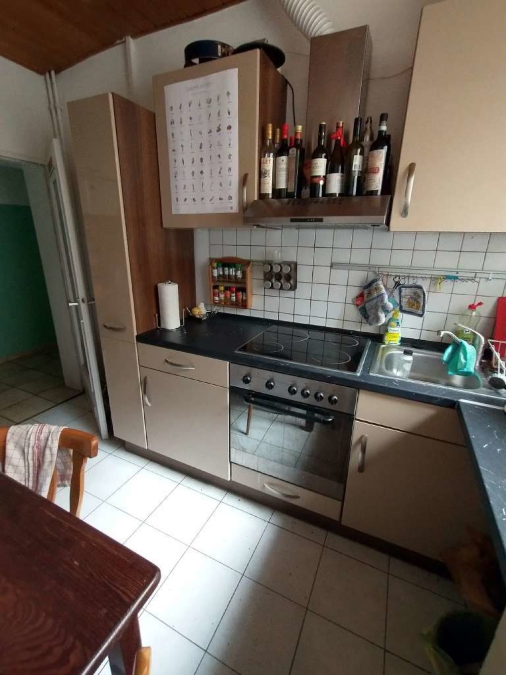 WG-Zimmer West Schwabstr. 46 - Die Küche