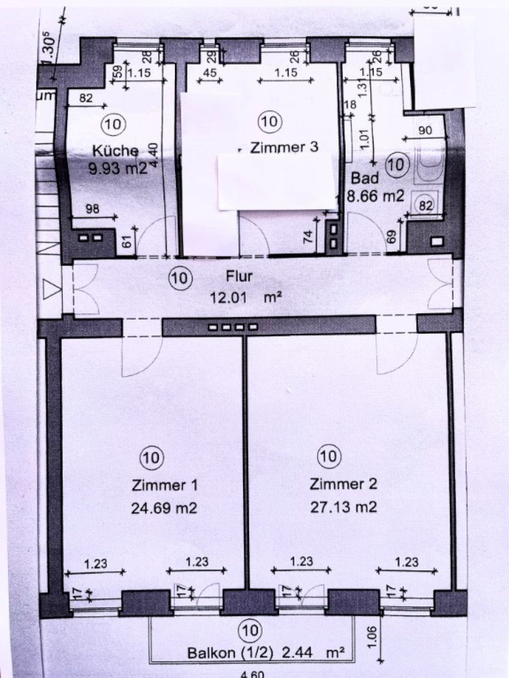 WG-Zimmer Prenzlauer Berg Raumerstraße - Grundriss