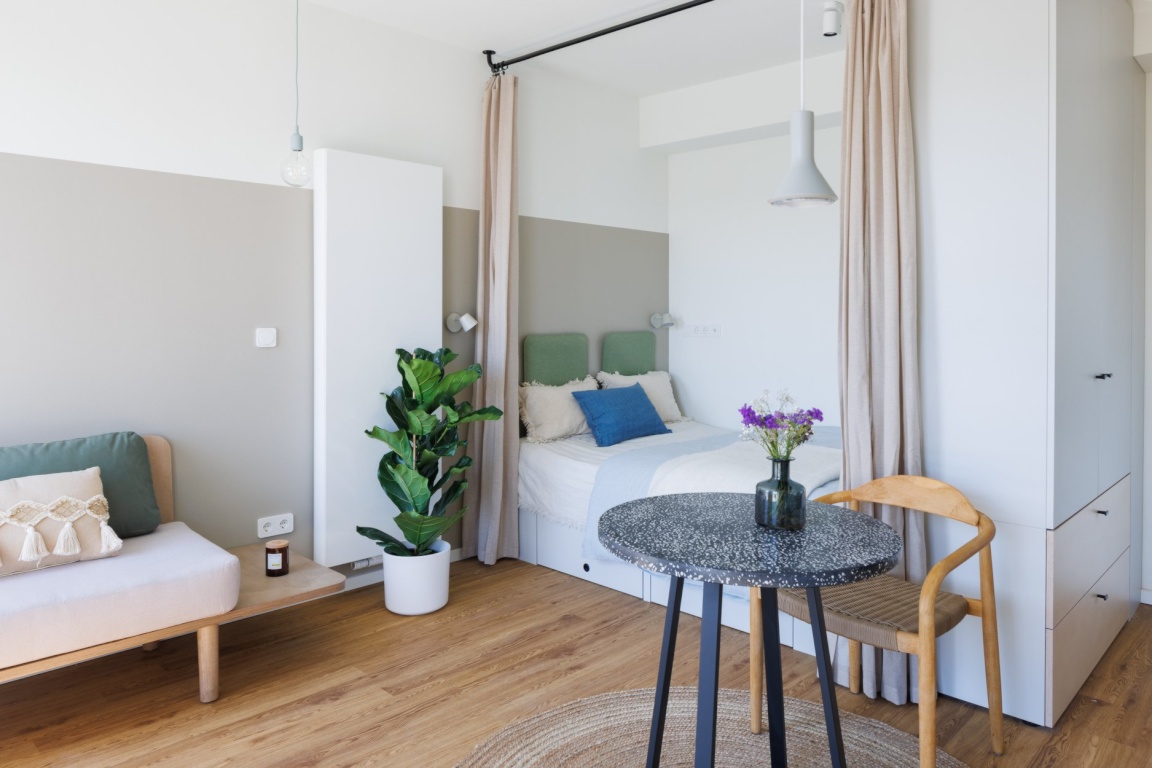 Großes Studio in Aachen Coliving | POHA House – Theaterplatz 1, 52062 Aachen Aachen – Vorschaubild 2