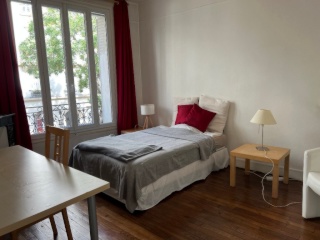 Ad image: With private bathroom: Beautiful furnished room in Paris old building of the 16th Arrondissement