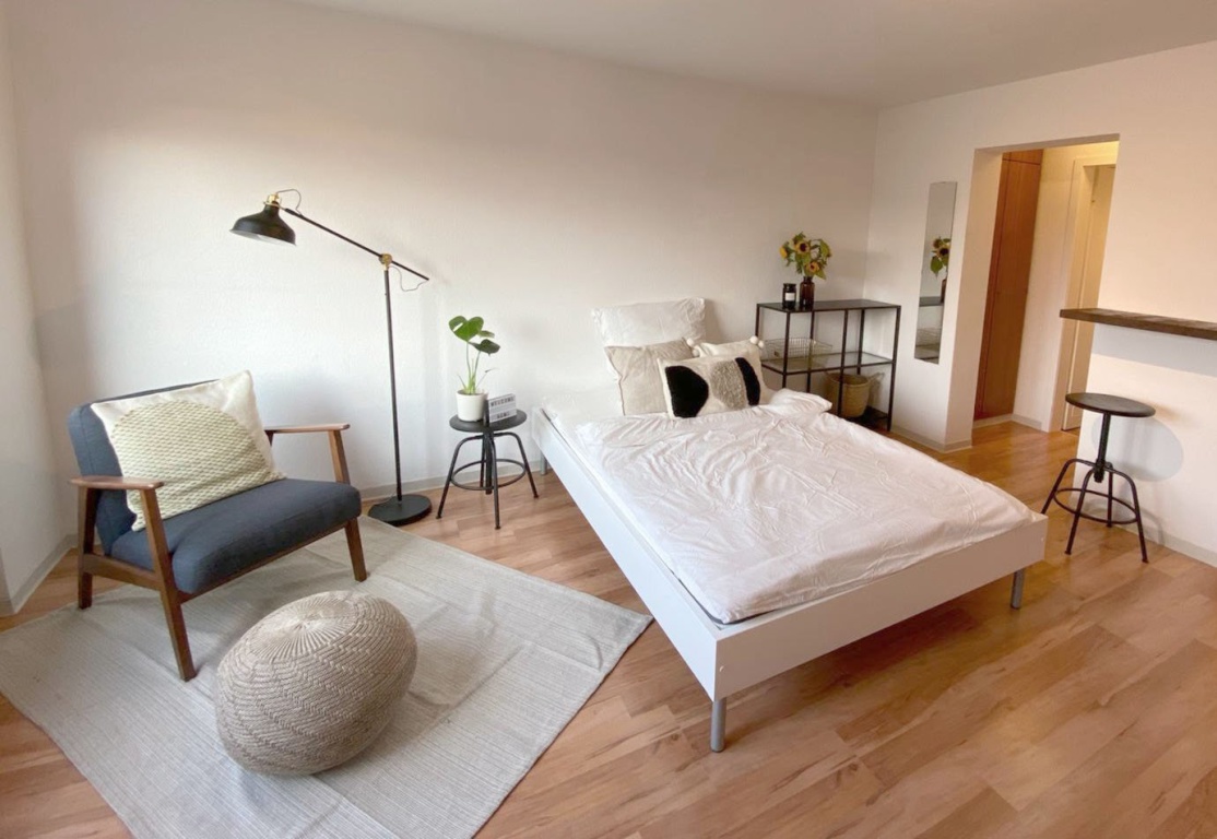 1-Zimmer-Wohnung Feuerbach Thomas-Mann-Straße 47 - Blick in das Zimmer