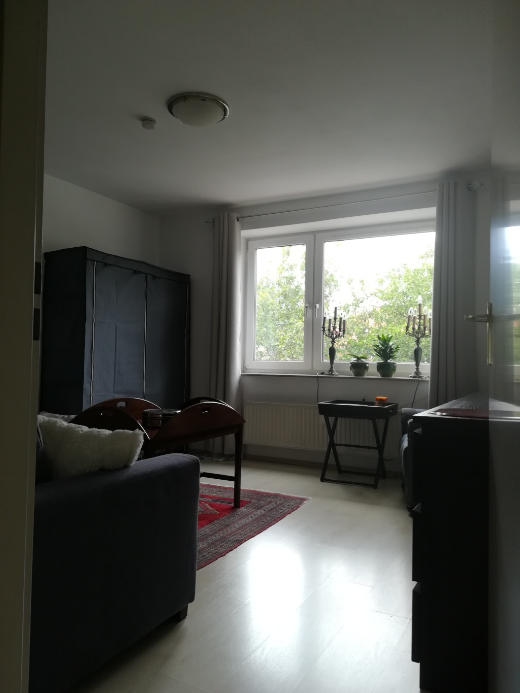 WG-Zimmer Borgfelde Bürgerweide - Opaque Vorhang