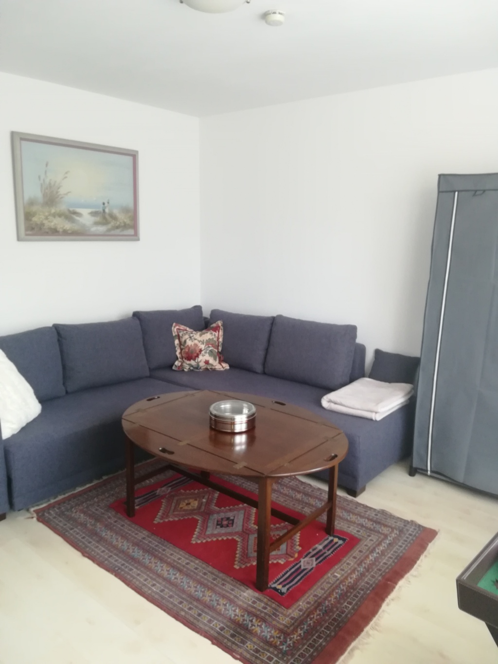 WG-Zimmer Borgfelde Bürgerweide - Schlafsofa + Buttlertisch