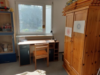 Feldrand mit Waldblick, helle kreative 2er WG mit Berufstätigem