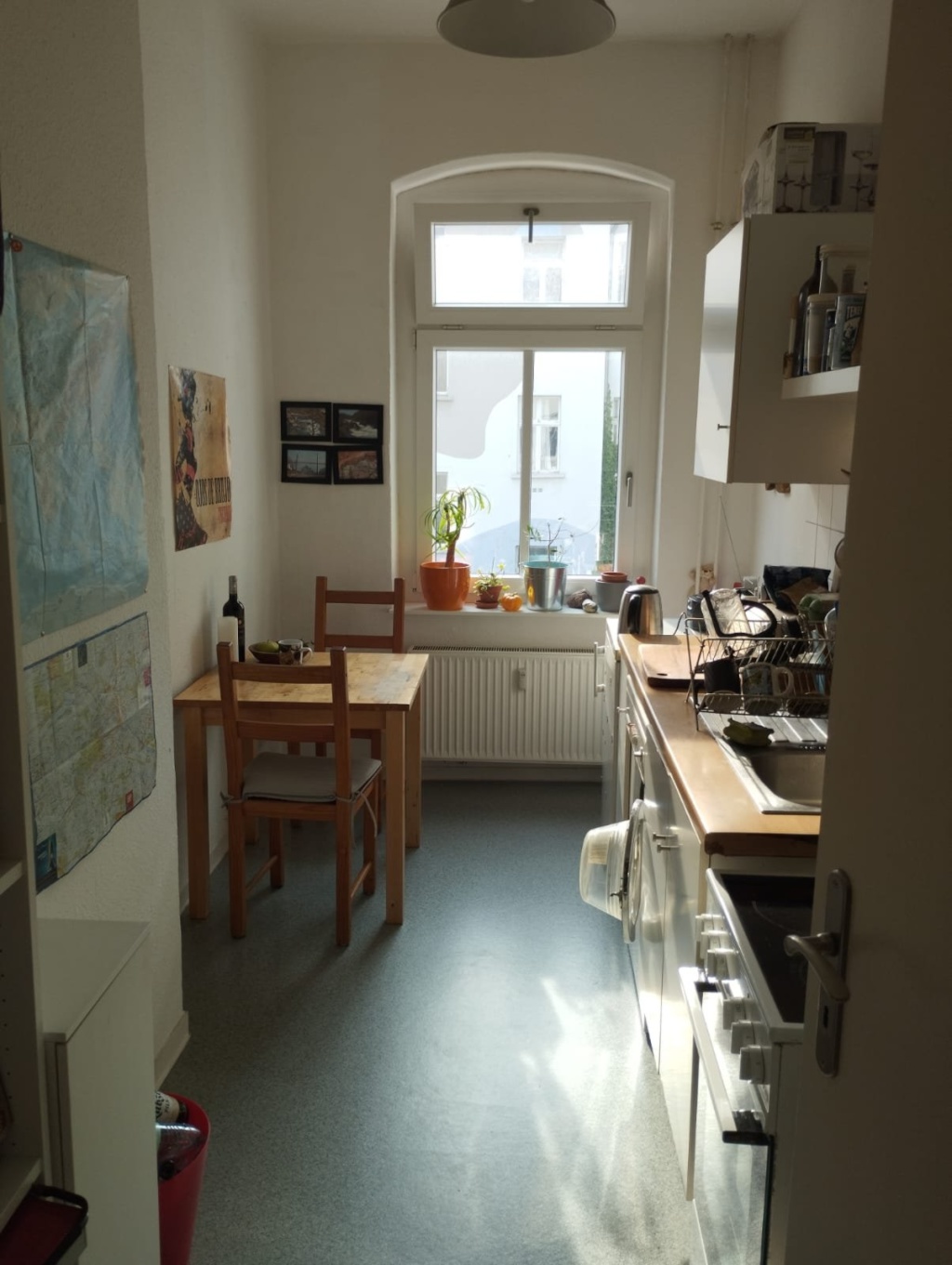 1 Room Flat Friedrichshain Rigaer Str. 102 - Küche
