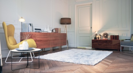 Ad image: Chic 3-Bedroom Haven with Skyline Views