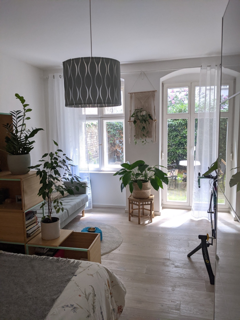 Wohnung Friedrichshain Finowstr. - Schlafzimmer mit Sitzecke
