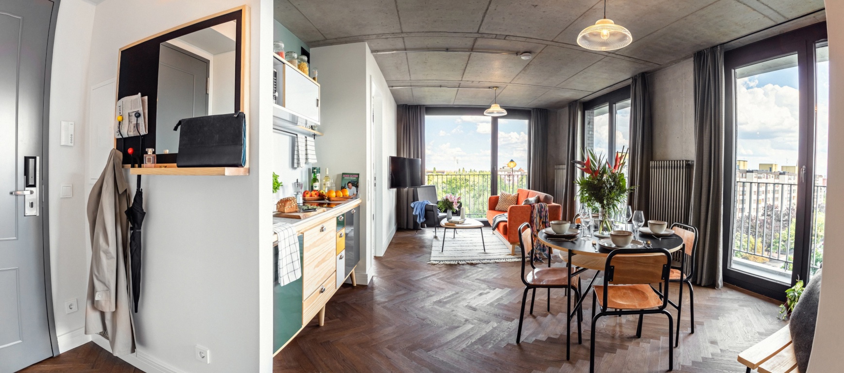 Tannhaus Serviced Apartments - Fir Superior Balcony Apartment – Brunnenstrasse 125, 13355 Berlin Mitte – Vorschaubild 2