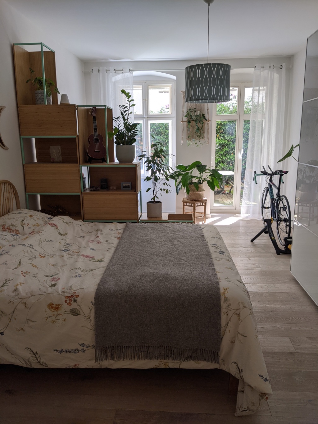 Wohnung Friedrichshain Finowstr. - Schlafzimmer mit Zugang zum Garten